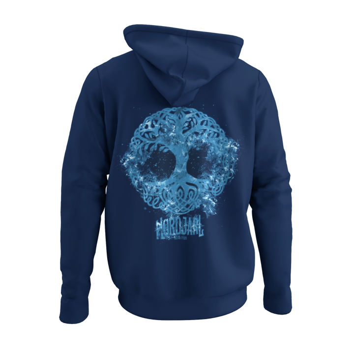 Blue Yggdrasil   - Zip-Hoodie