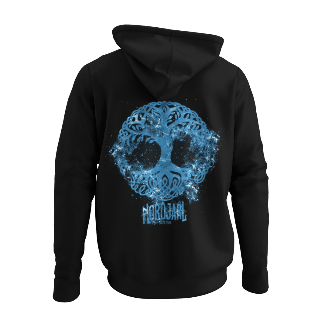 Blue Yggdrasil   - Zip-Hoodie