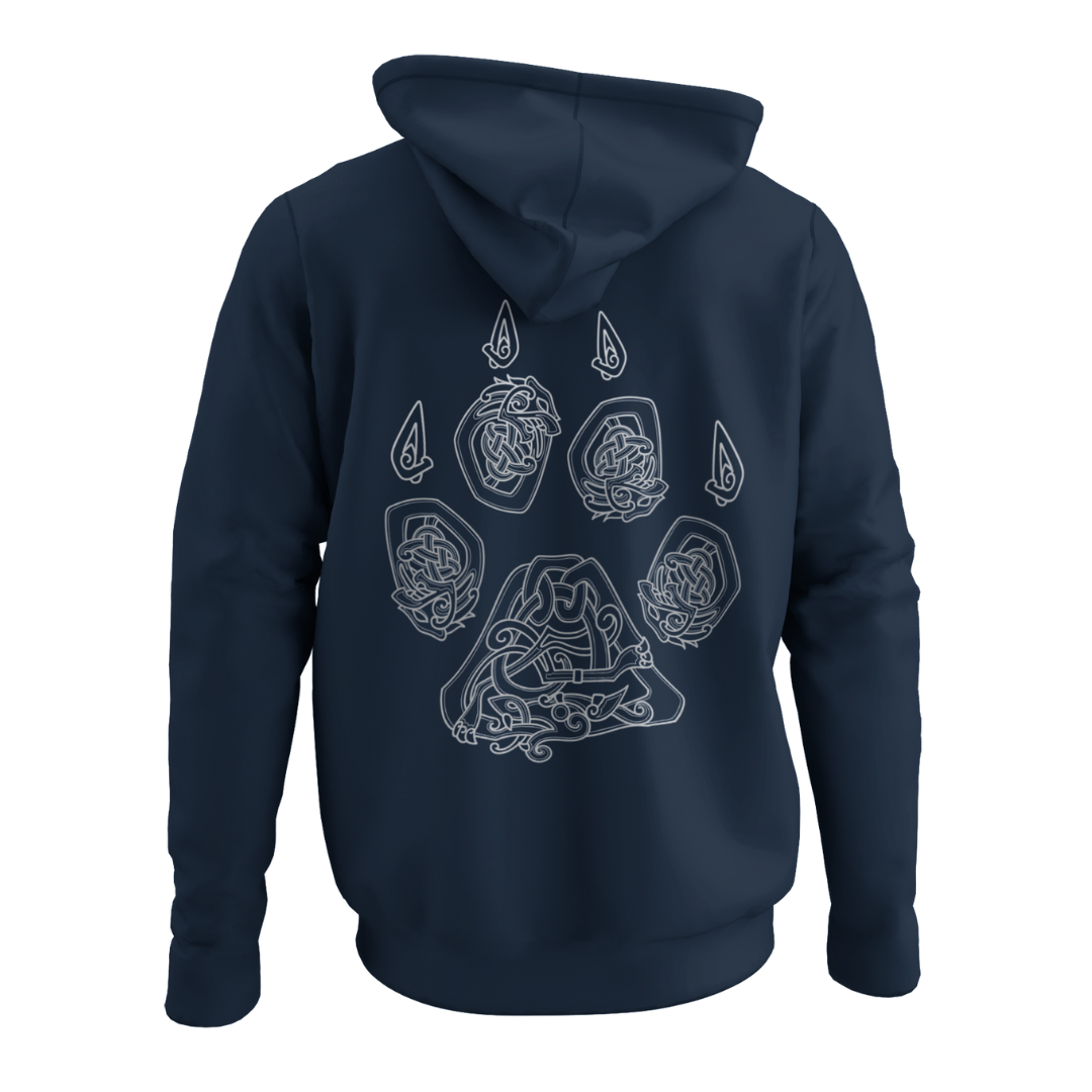 Viking Pfote  - Zip-Hoodie