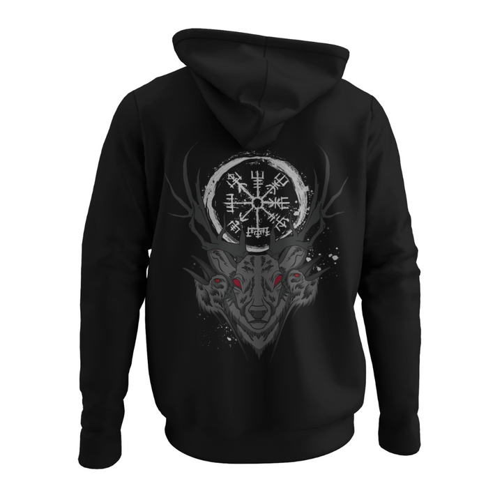 Viking Deer  - Zip-Hoodie