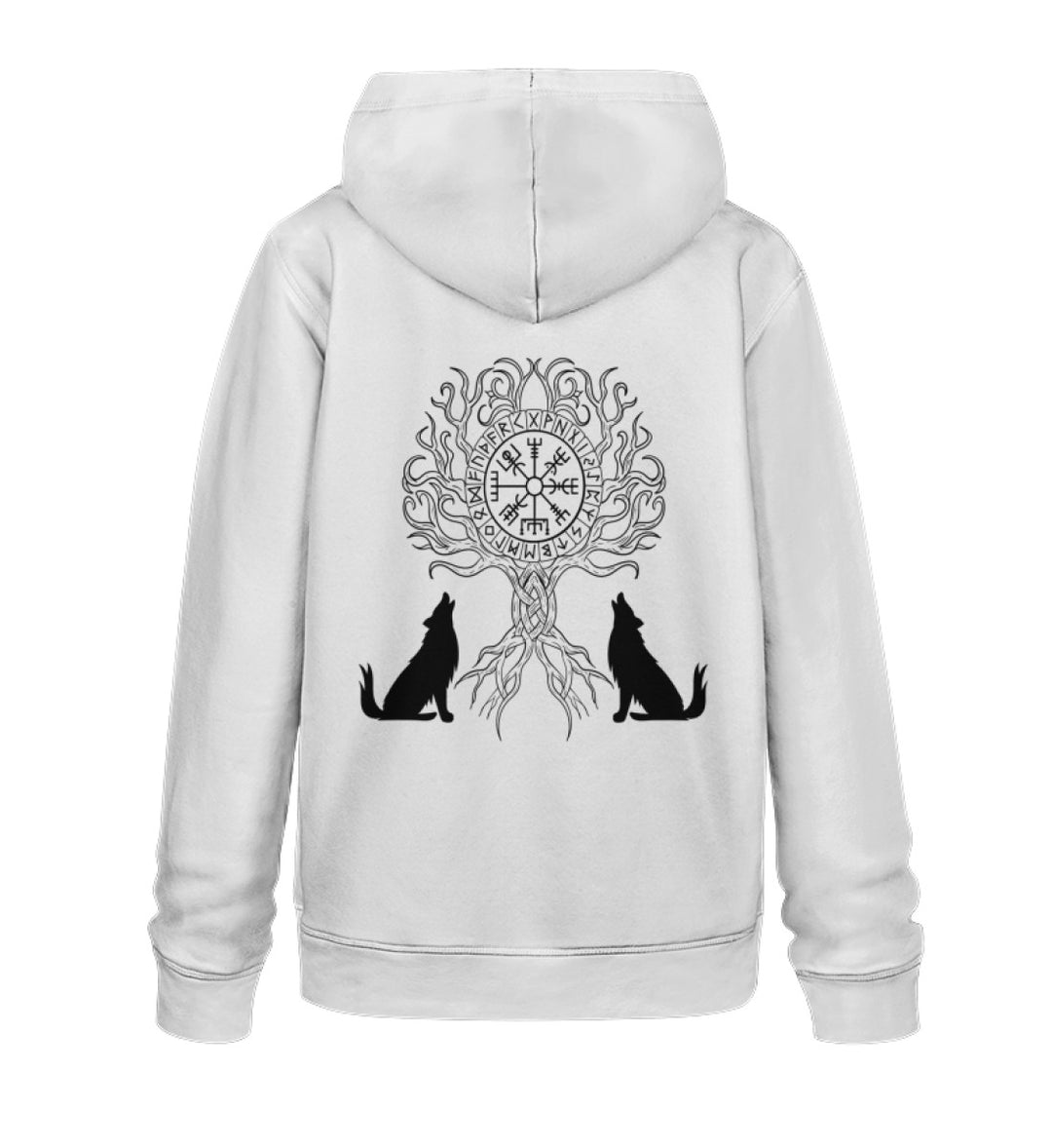 Wölfe Yggdrasil   - Unisex Organic Hoodie