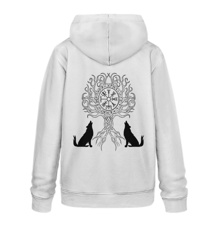 Wölfe Yggdrasil   - Unisex Organic Hoodie