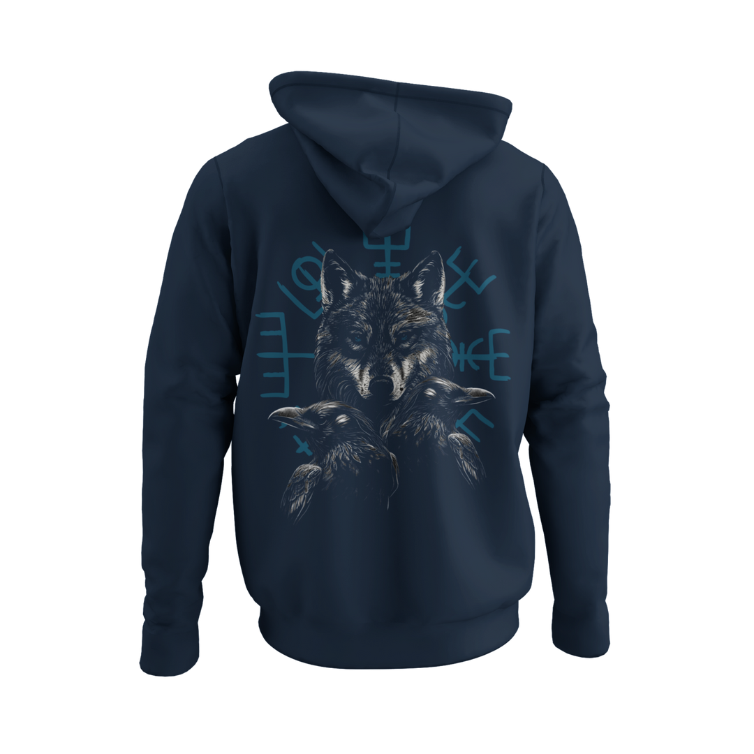 Fenrir Munin Hugin  - Zip-Hoodie
