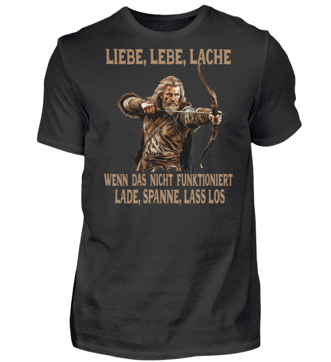 LIEBE, LEBE, LACHE - HERREN SHIRT