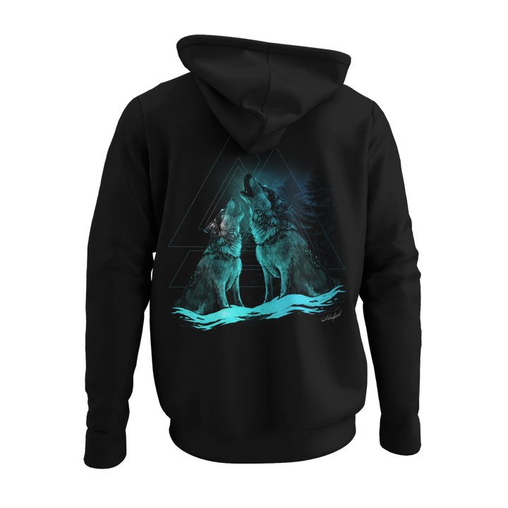Nordic Wolf   - Zip-Hoodie