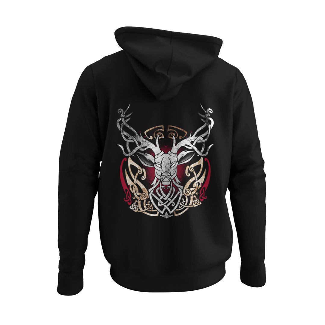 Viking Deer  - Zip-Hoodie