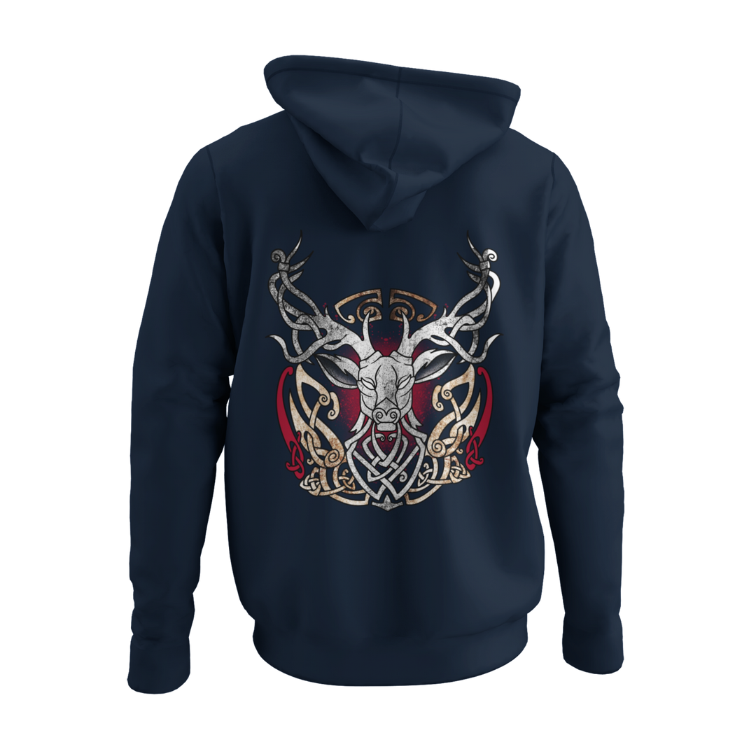 Viking Deer  - Zip-Hoodie