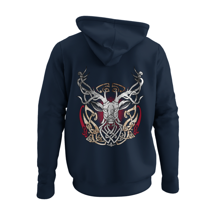 Viking Deer  - Zip-Hoodie