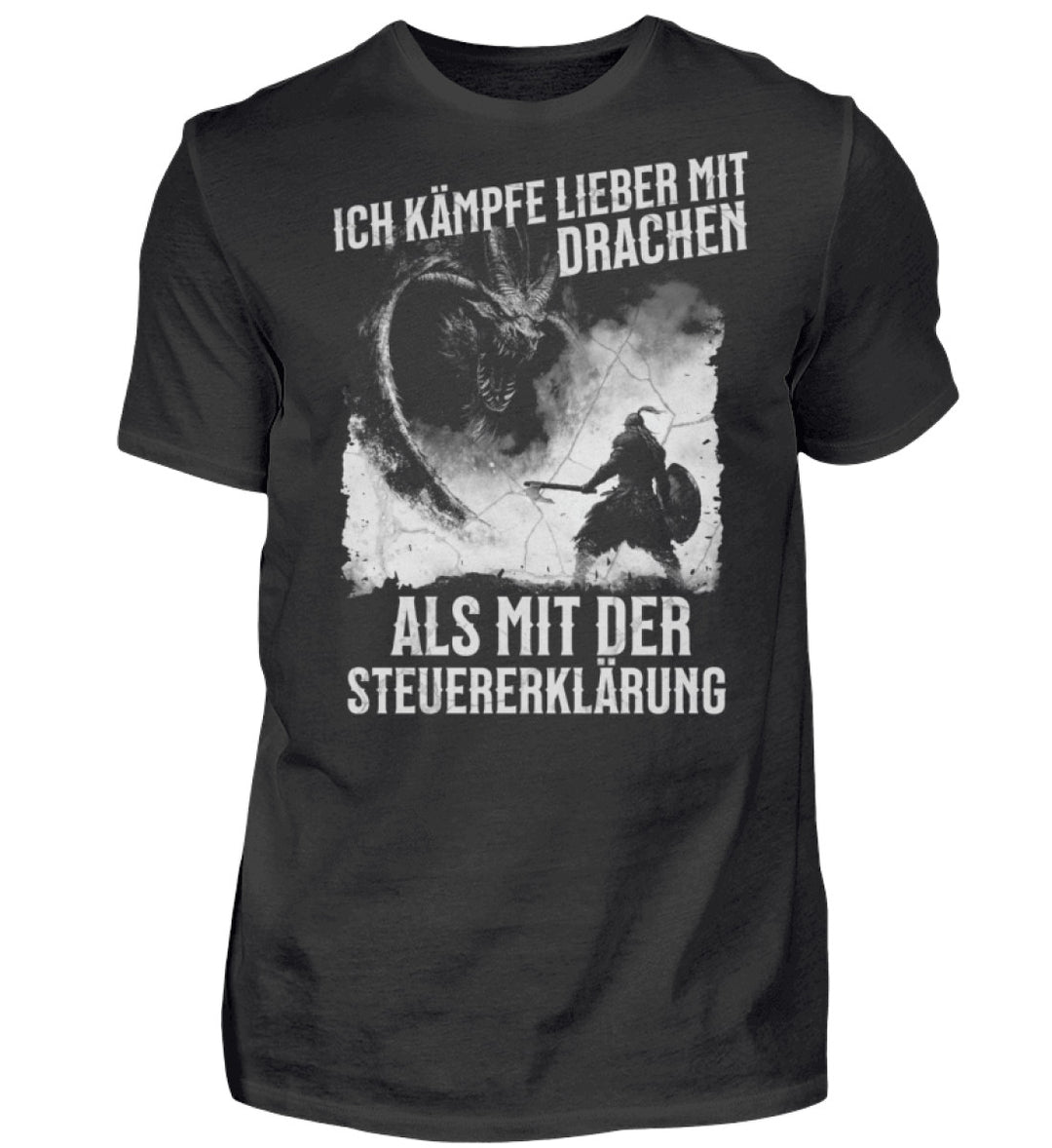 Ich kämpfe lieber mit Drachen - Herren Shirt