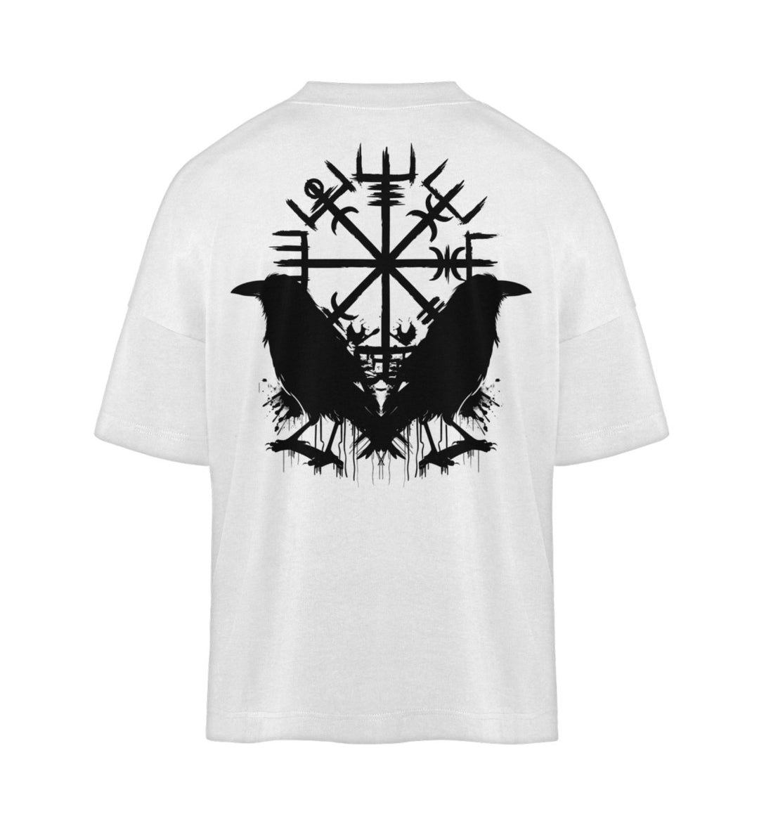 Raben Vegvisir  - Organic Oversized Shirt Backprint