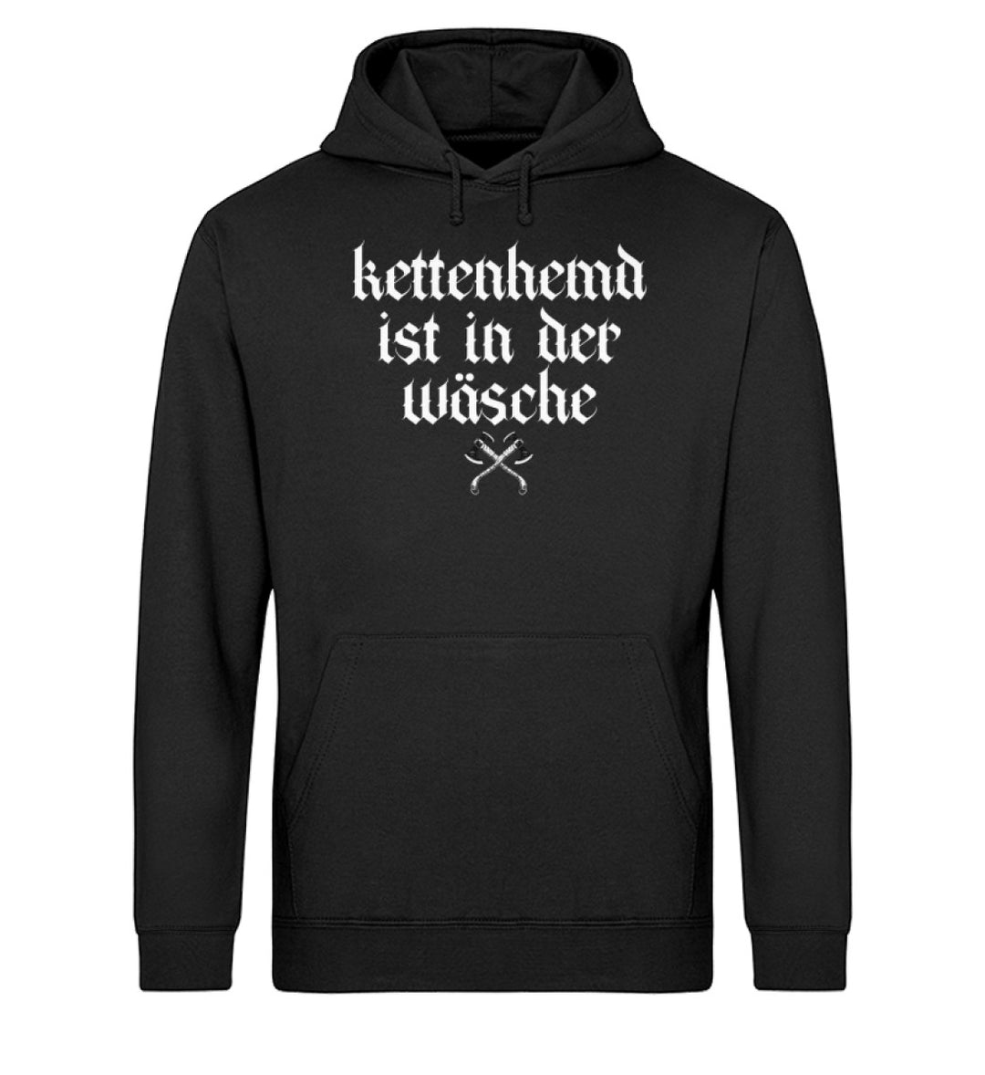 Kettenhemd ist in der Wäsche - Unisex Organic Hoodie