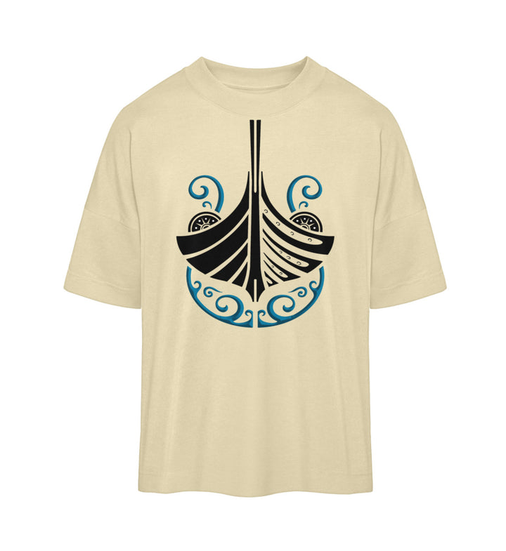 viking ship  - Organic Oversized Shirt