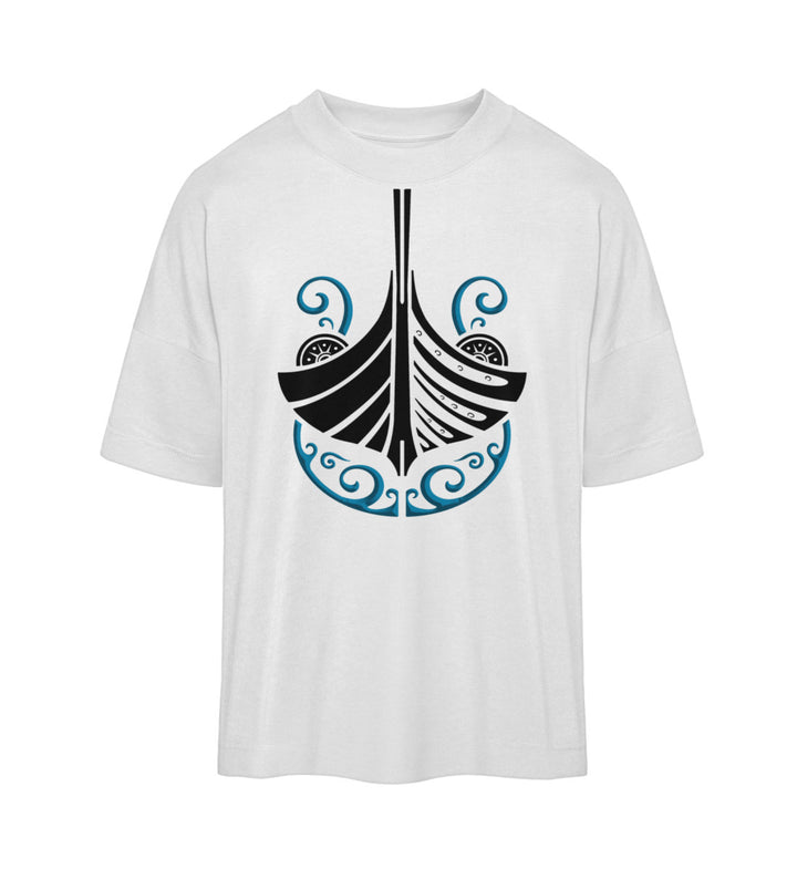 viking ship  - Organic Oversized Shirt