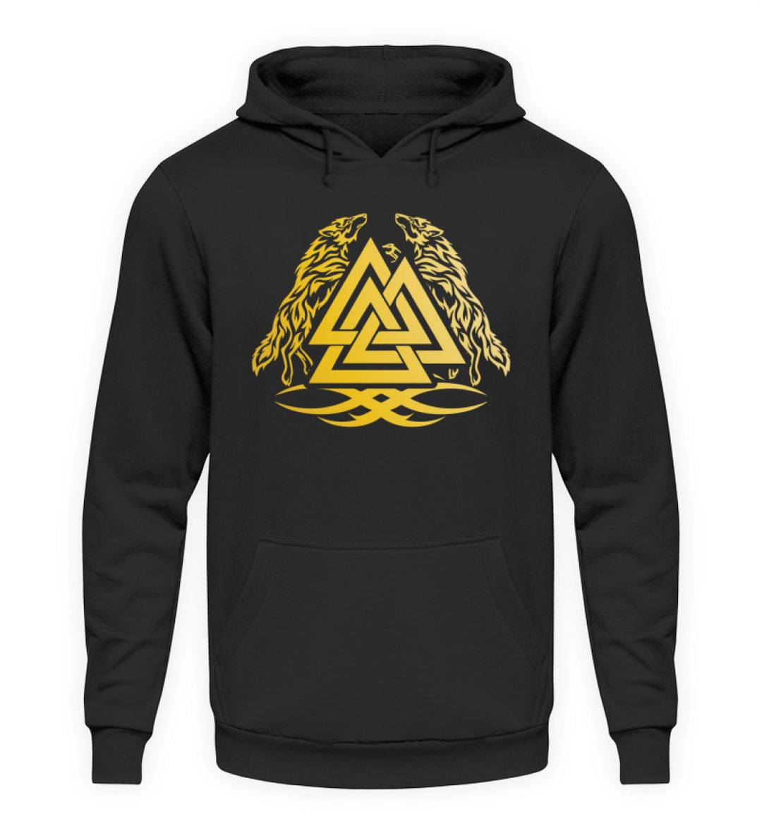 Valknut Gold - Unisex Kapuzenpullover Hoodie