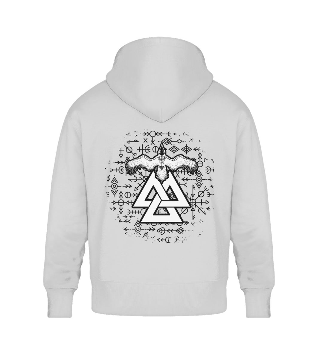 Valknut Rabe  - Unisex Oversized Organic Hoodie