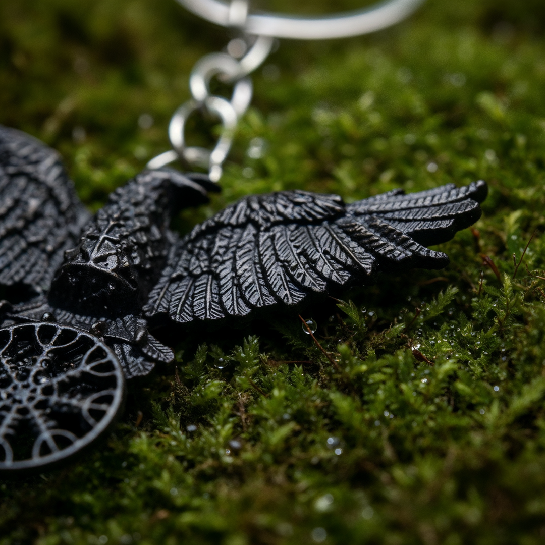 Rabe - Schlüsselanhänger