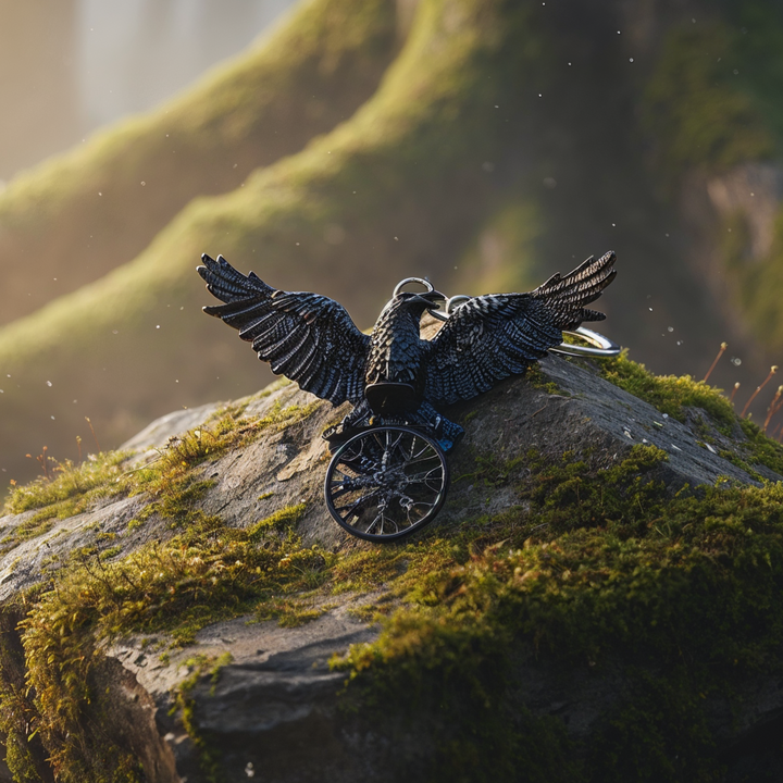 Rabe - Schlüsselanhänger