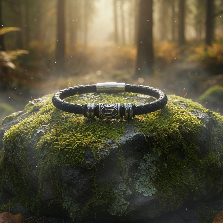 Uruz Lederarmband - Stärke und Gesundheit