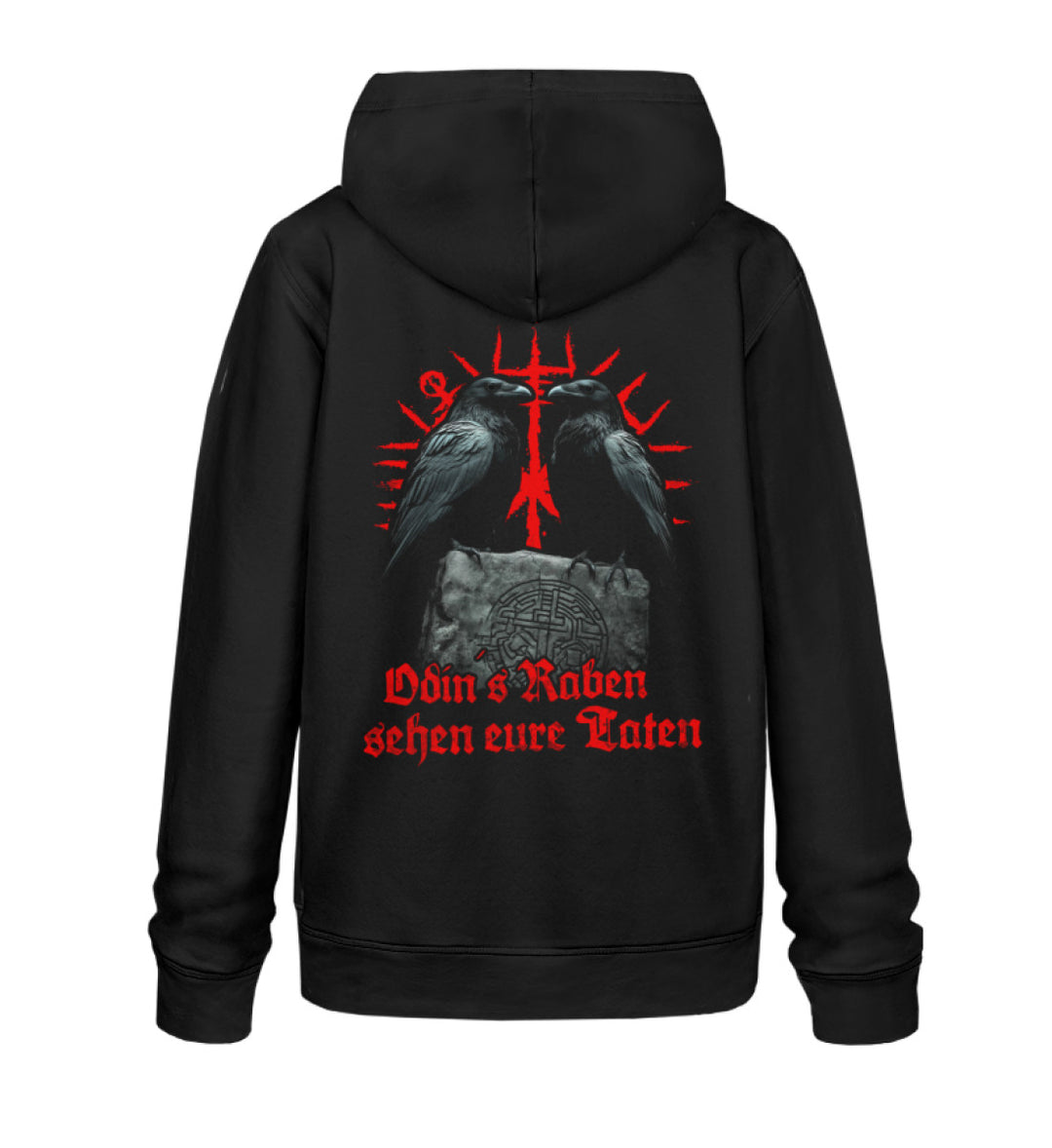 Odins Raben sehen eure Taten - Unisex Organic Hoodie