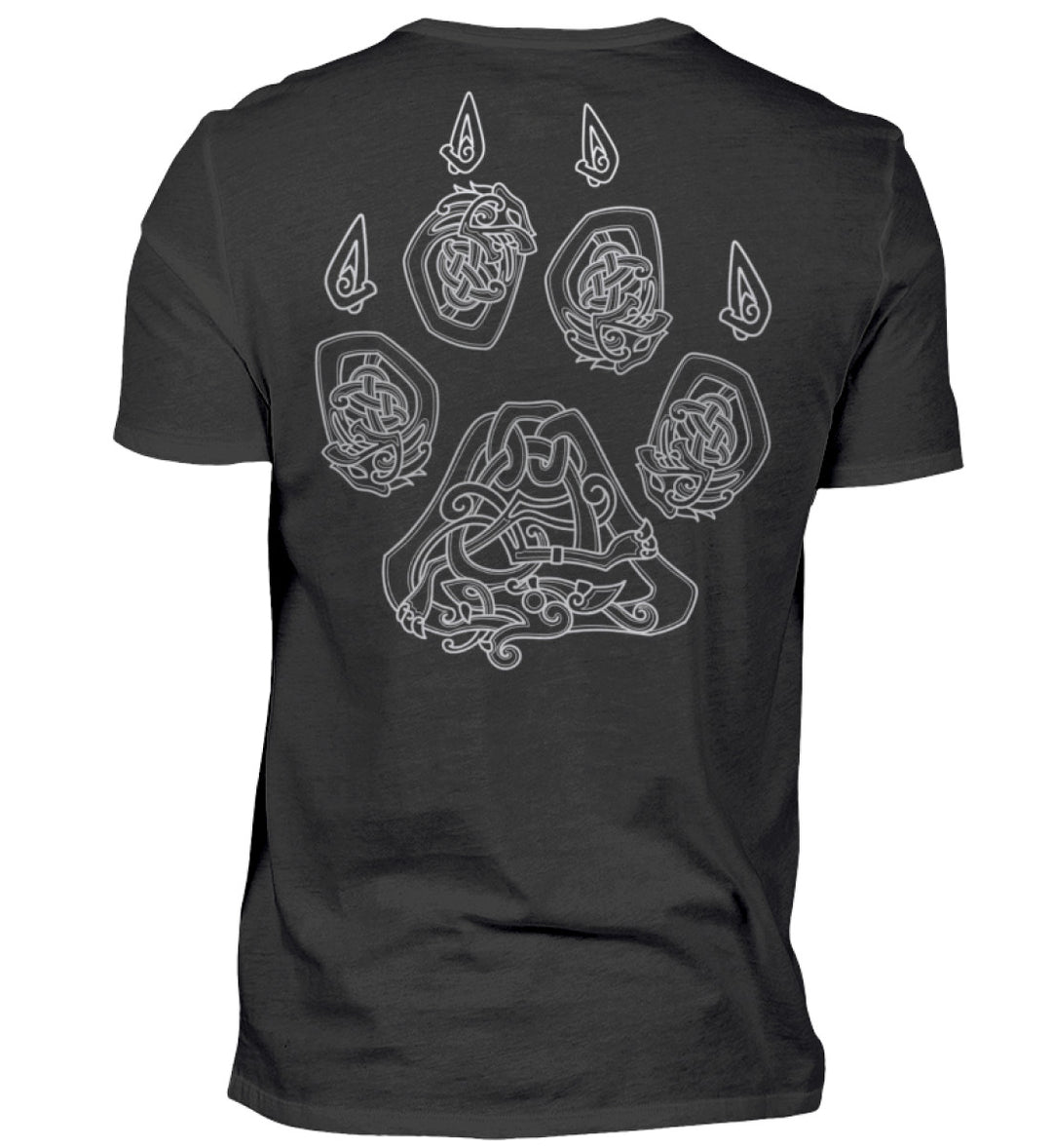 VIKING PFOTE - HERREN SHIRT BACKPRINT