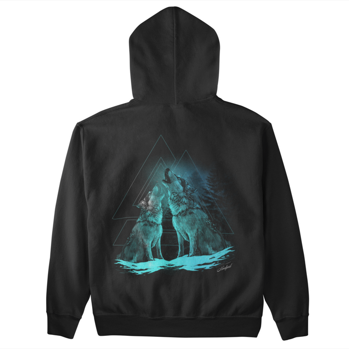 Nordic Wolf  - Unisex Organic Hoodie