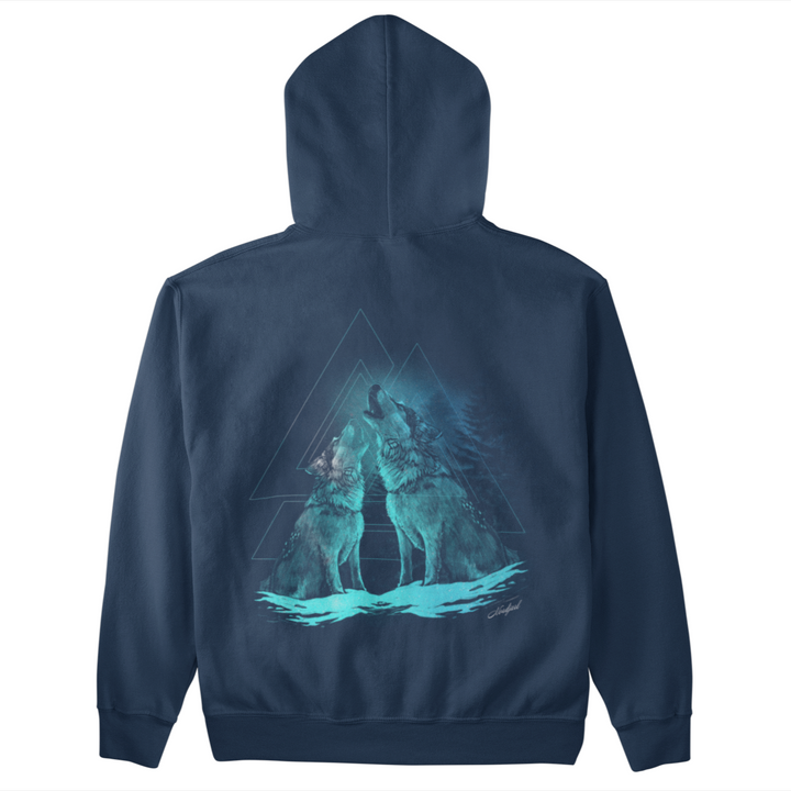 Nordic Wolf  - Unisex Organic Hoodie