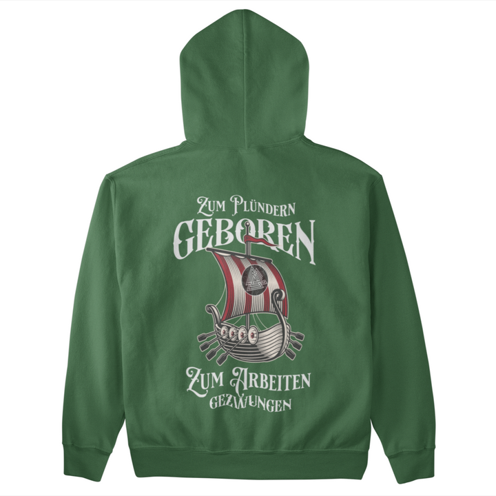 Zum plündern geboren   - Unisex Organic Hoodie