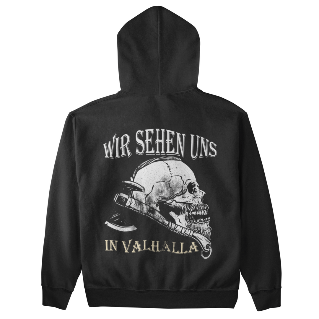 WIR SEHEN UNS IN VALHALLA - UNISEX ORGANIC HOODIE