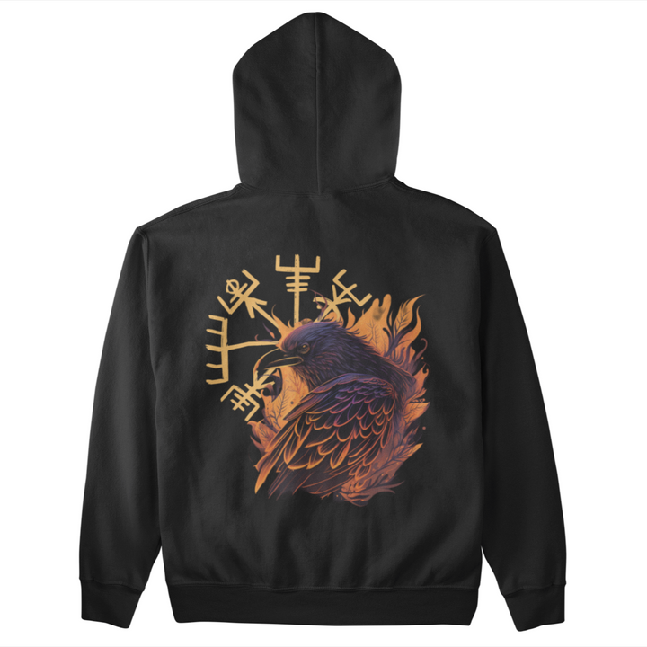 Munin Vegvisir  - Unisex Organic Hoodie