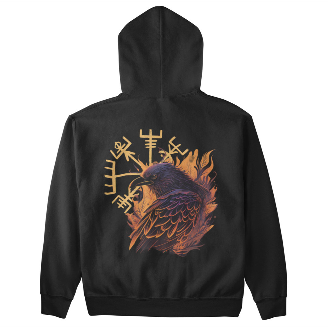 Munin Vegvisir - Unisex Organic Hoodie