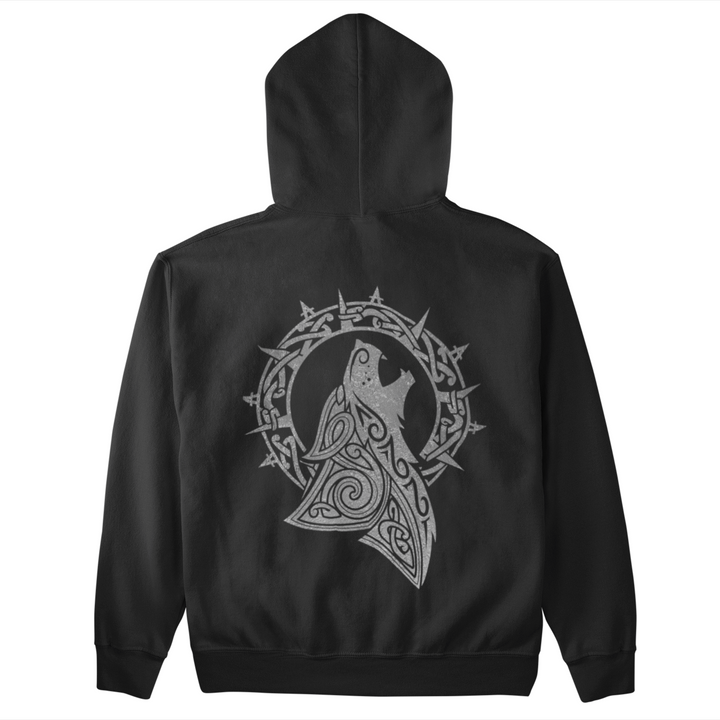 Fenrir Wolf  - Unisex Organic Hoodie