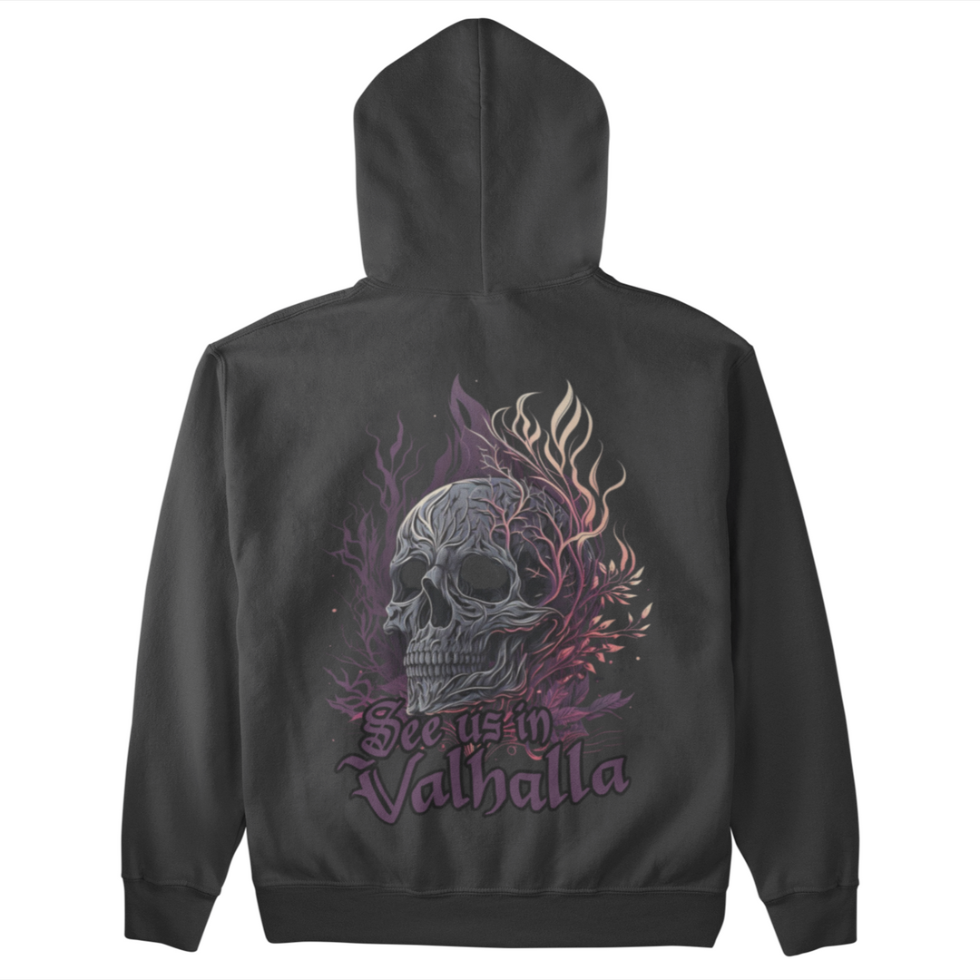 SEE US IN VALHALLA - UNISEX ORGANIC HOODIE