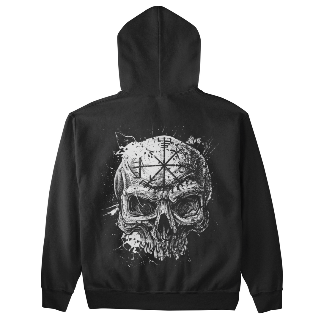 Viking Skull - Unisex Kapuzenpullover Hoodie