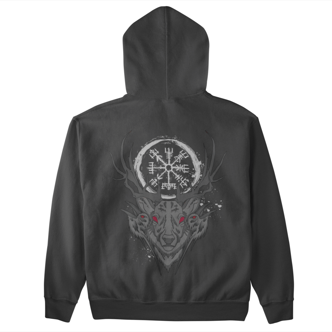 Viking Deer - Unisex Organic Hoodie