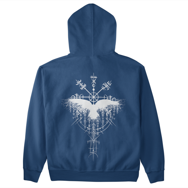 Rabe Vegvisir  - Unisex Organic Hoodie Backprint