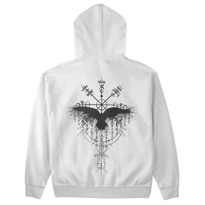 Rabe Vegvisir  - Unisex Organic Hoodie Backprint