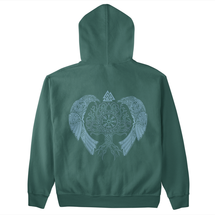 Yggdrasil Raben   - Unisex Kapuzenpullover Hoodie