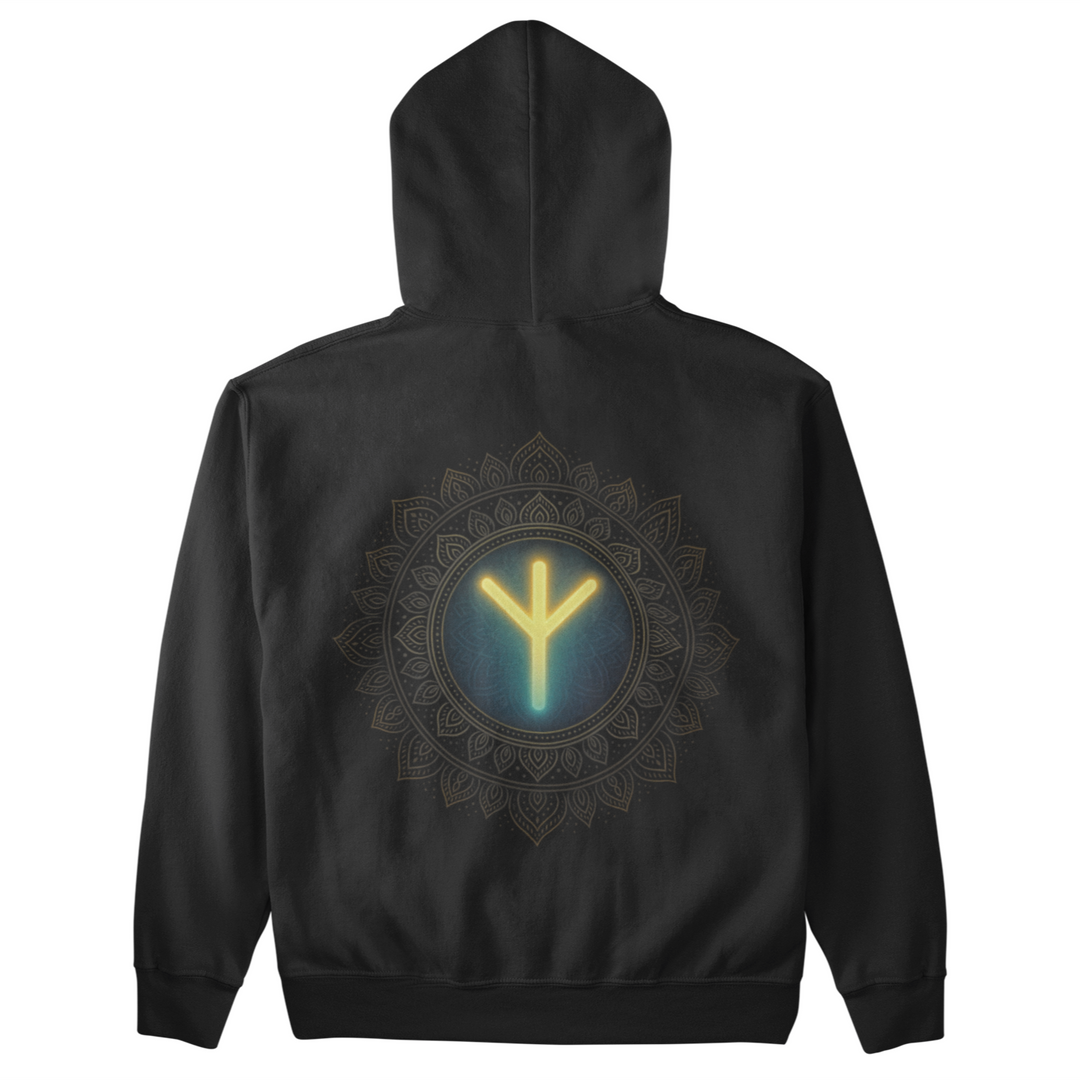ALGIZ Rune Abwehr und Schutz  - Unisex Hoodie