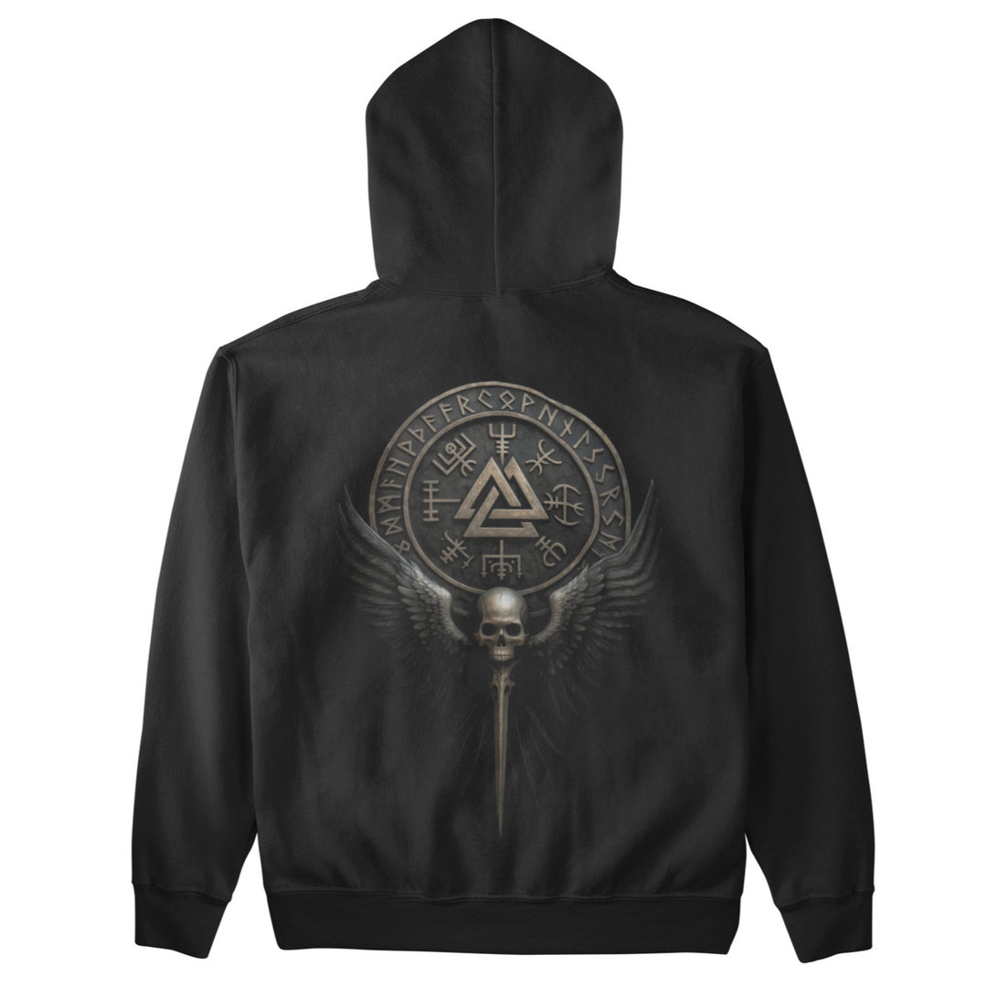 Valknut Flügel - Unisex Hoodie