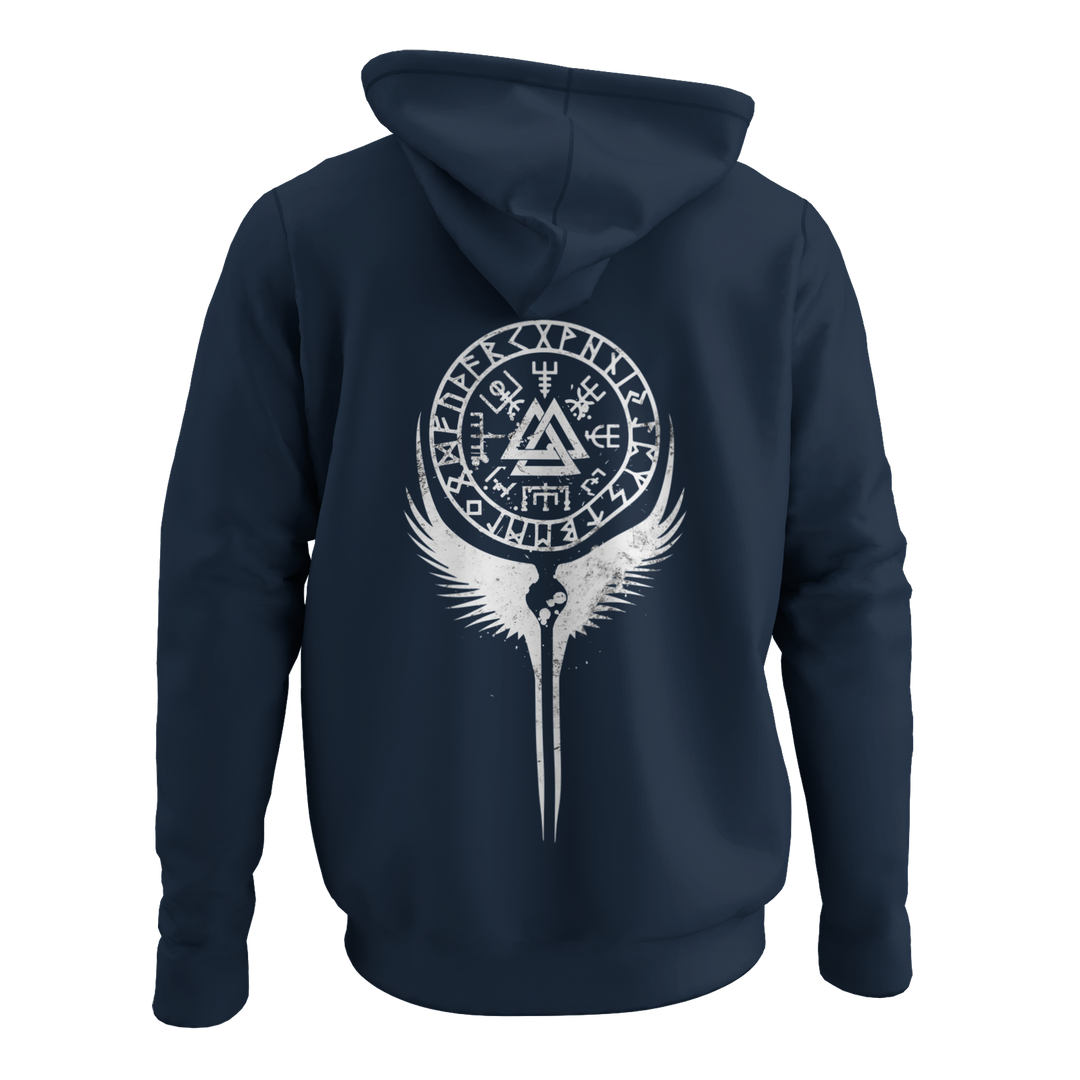 Walküre Flügel  - Zip-Hoodie