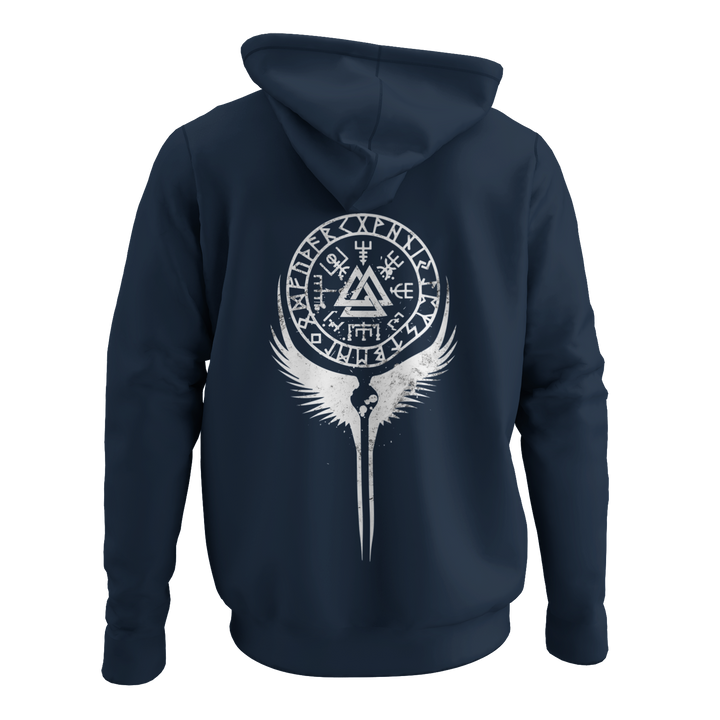 Walküre Flügel  - Zip-Hoodie