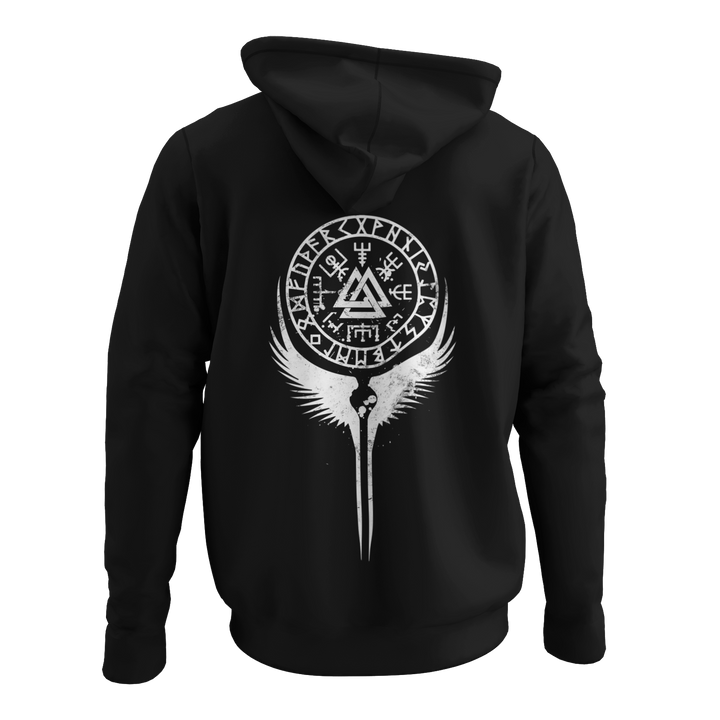 Walküre Flügel  - Zip-Hoodie