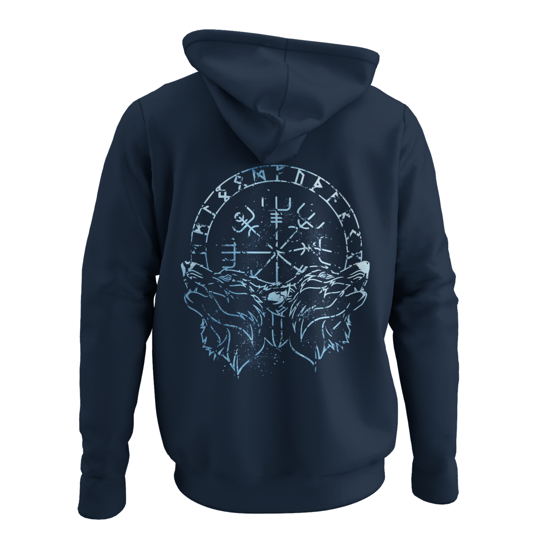 Nordic Wolf   - Zip-Hoodie