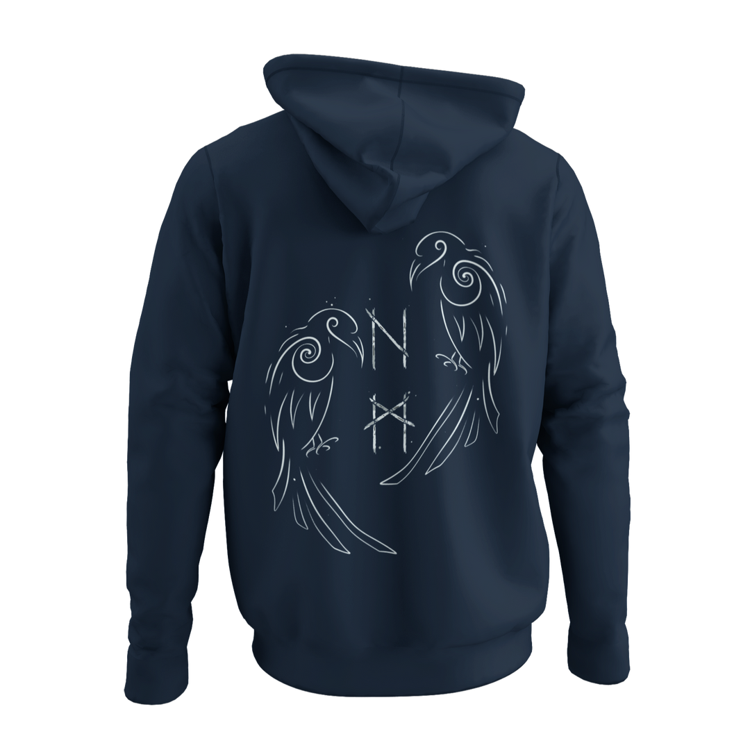 Viking Raben   - Zip-Hoodie