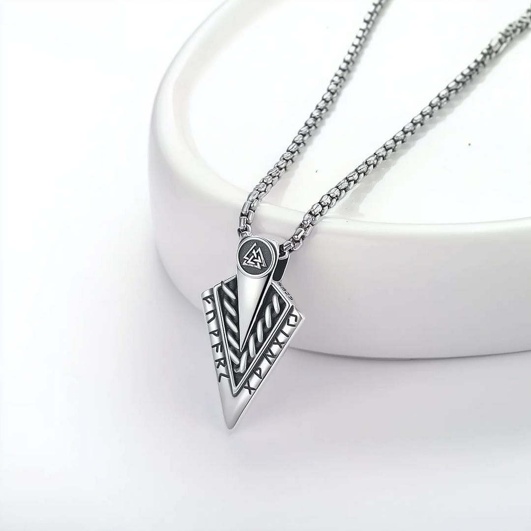 Runenspeer 925 Silber Silberkette