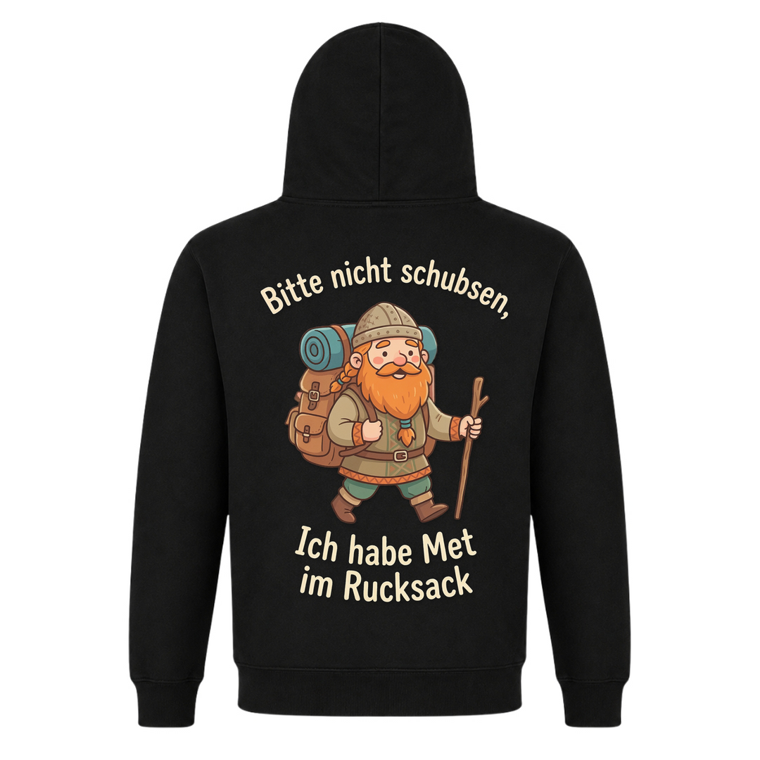 Bitte nicht schubsen - Premium Hoodie Unisex - Black