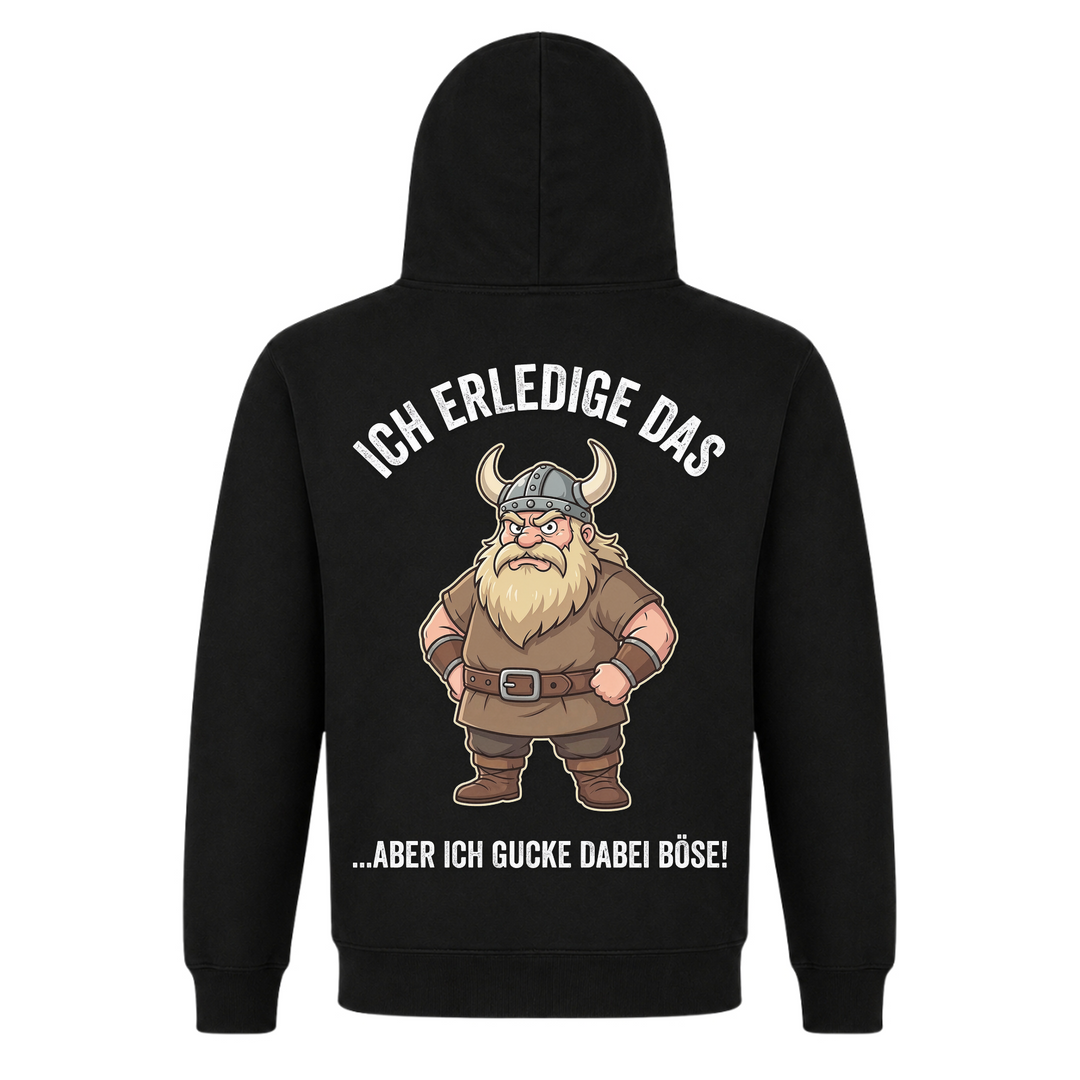 Ich erledige das - Premium Hoodie Unisex - Black