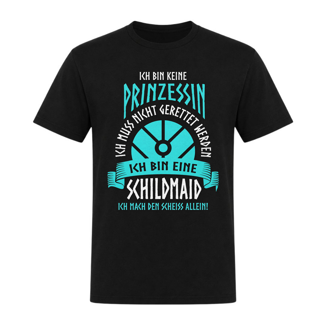 Ich bin keine Prinzessin - Unisex T-Shirt - schwarz