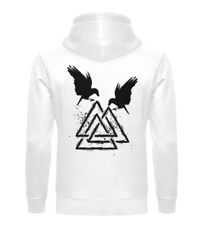 Raben Valknut   - Unisex Organic Hoodie