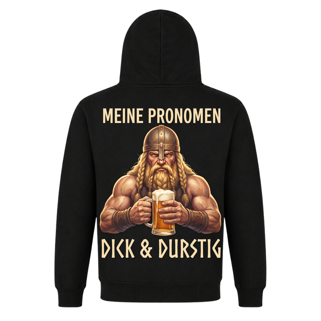 Meine Pronomen - Premium Hoodie Unisex - Black